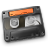 Cassette Orange Icon